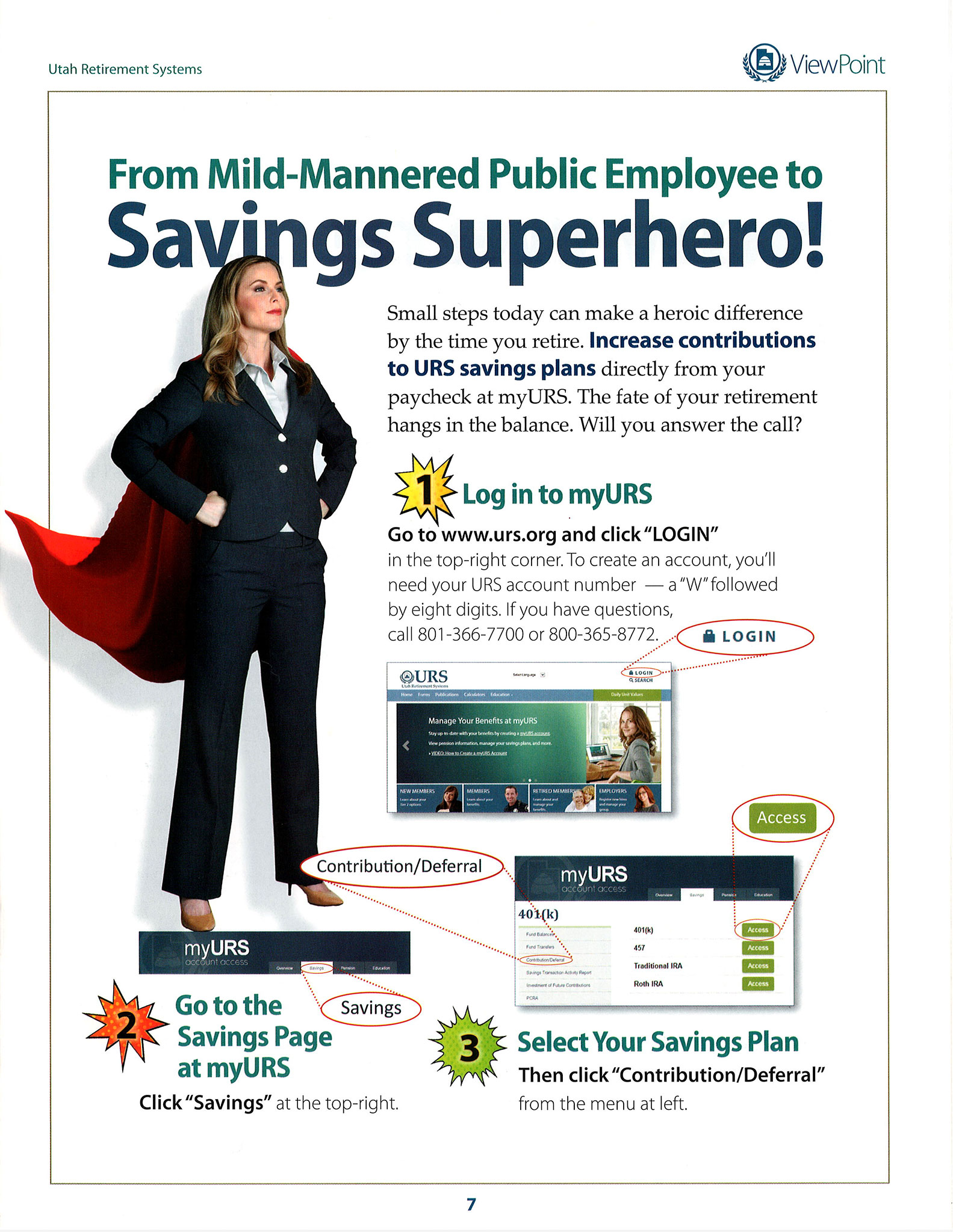 From Mild-Mannered Public Employee to Savings Superhero!