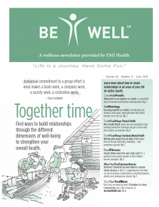 Be Well Flyer June Cover