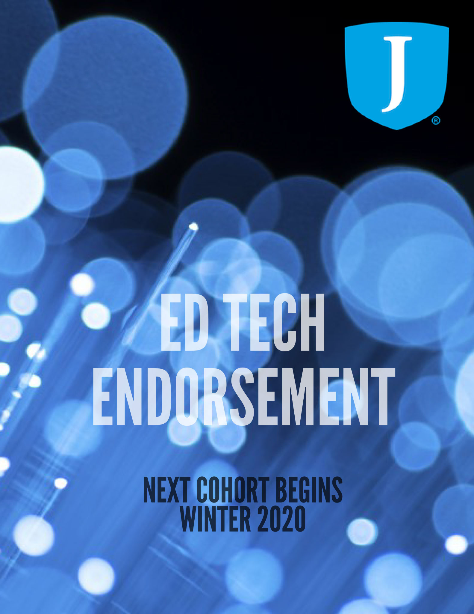 Ed Tech Endorsement Fiber Optic motif
