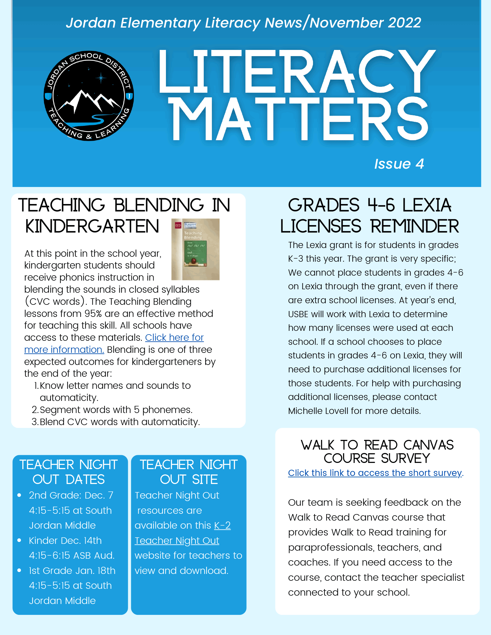 Literacy Matters Issue 4