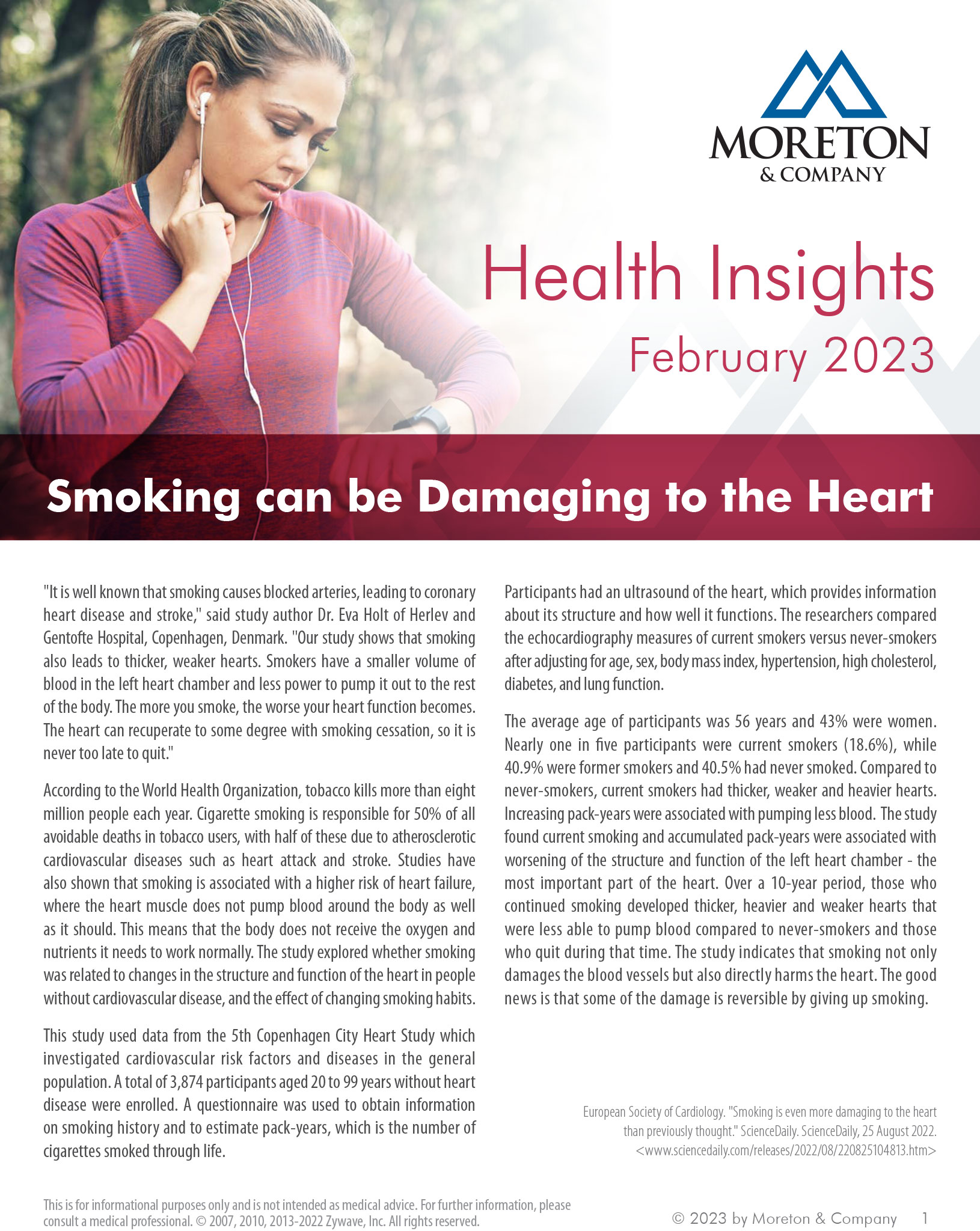 Feb. 2023 Moreton & Company Health Insights Newsletter