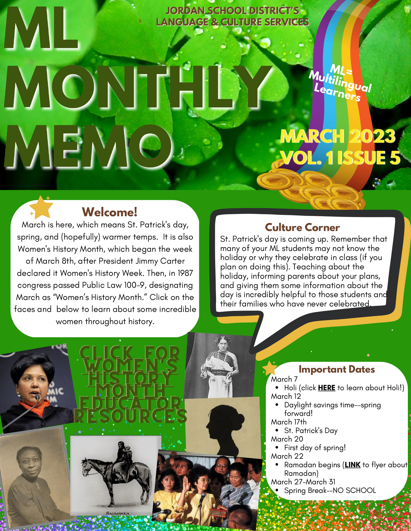March 2023 Language & Culture Services Newsletter