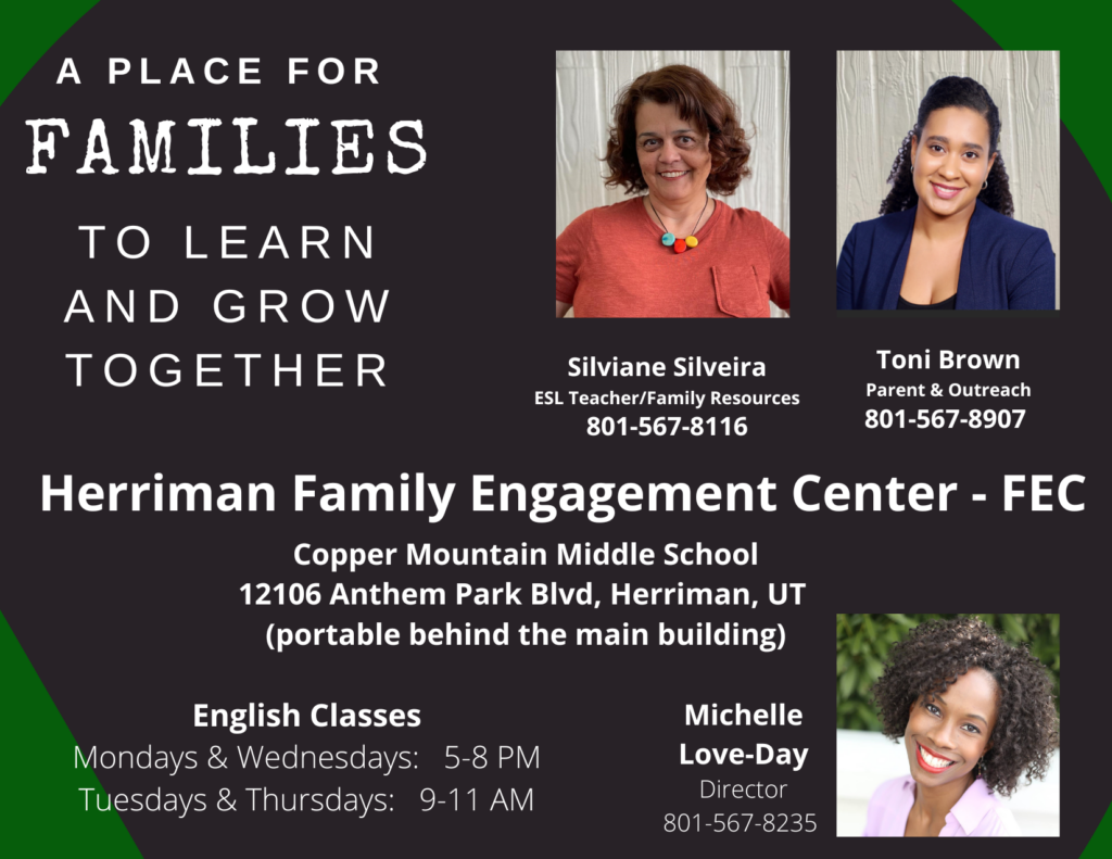Herriman Family Engagement Center Flyer