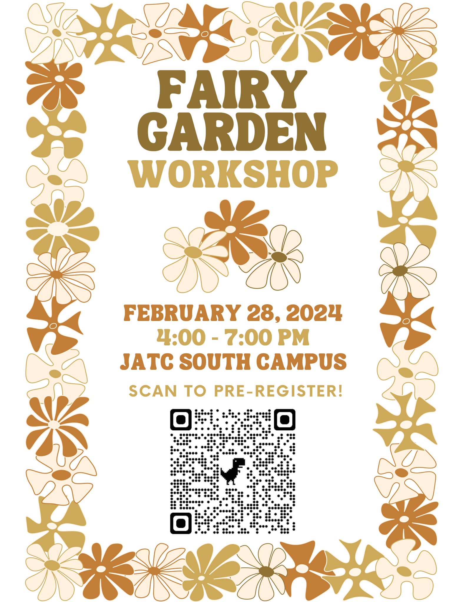 Fairy Garden Workshop Flyer