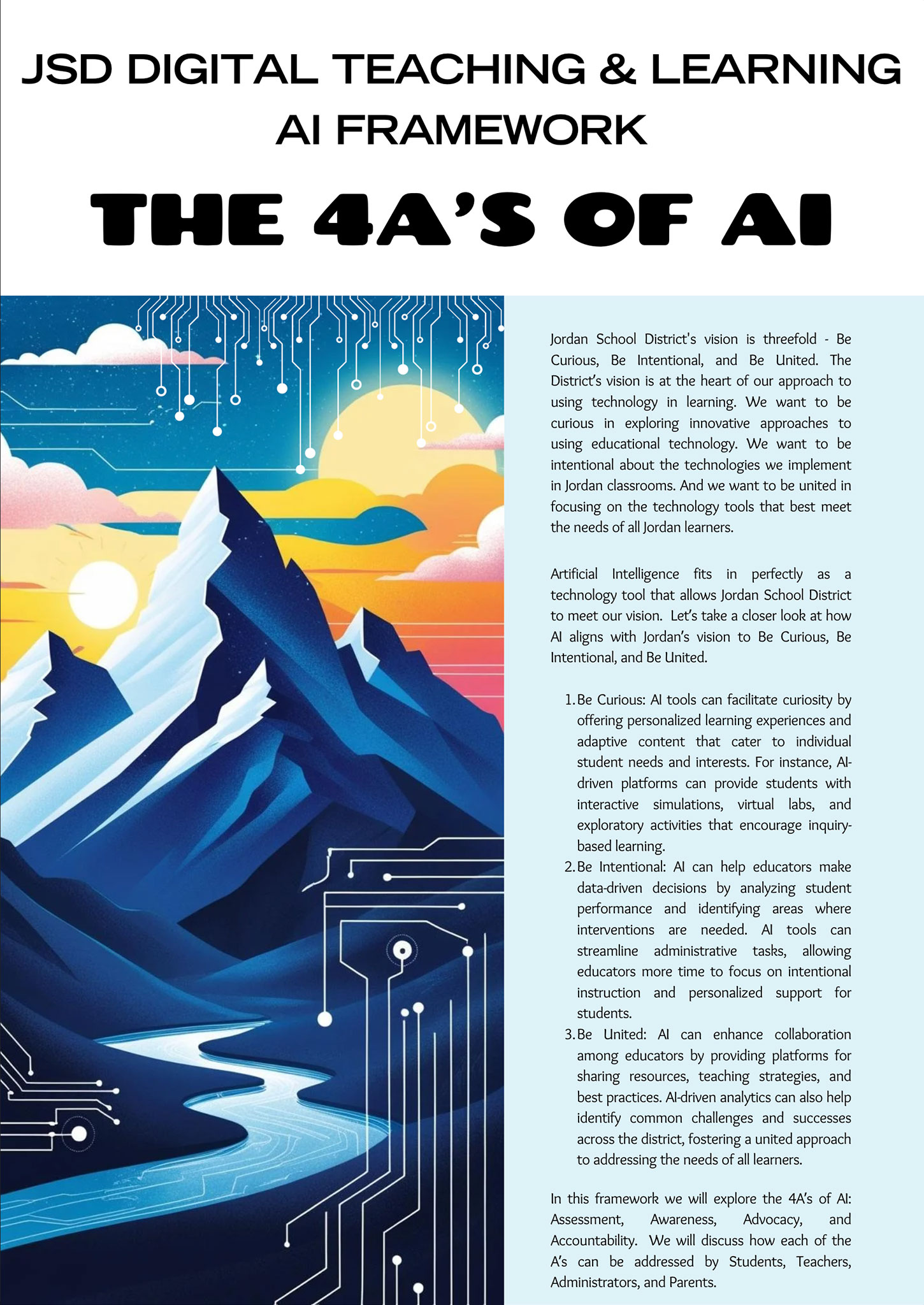 Digital Teaching & Learning AI Framework