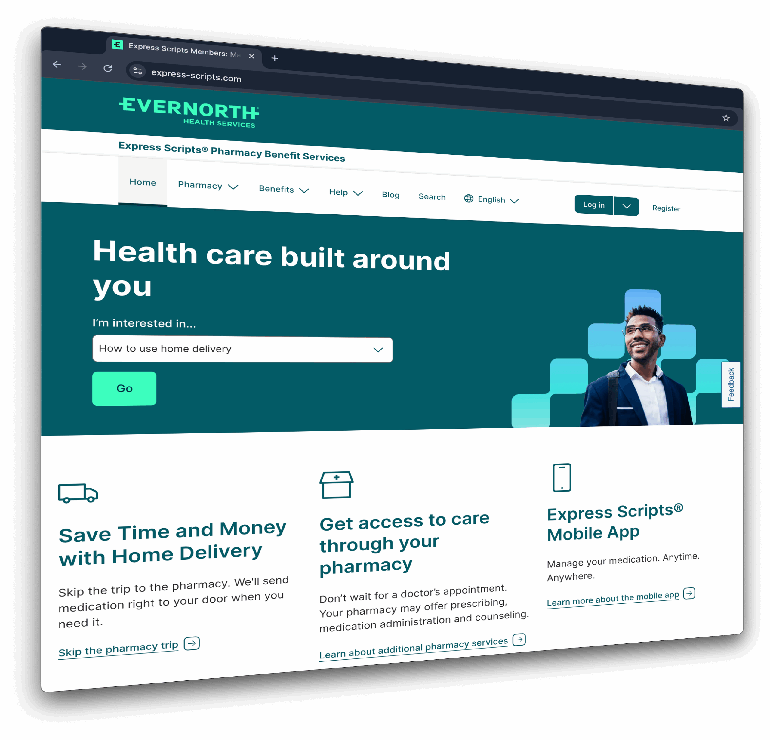 Evernorth Express Scripts website
