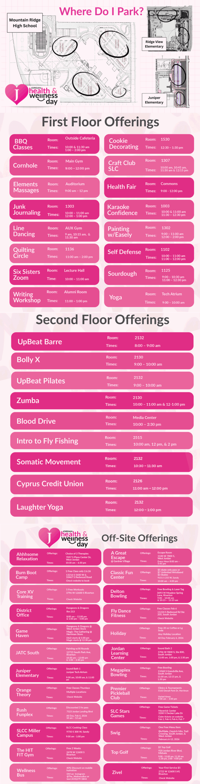 Mountain Ridge High Parking & Offerings